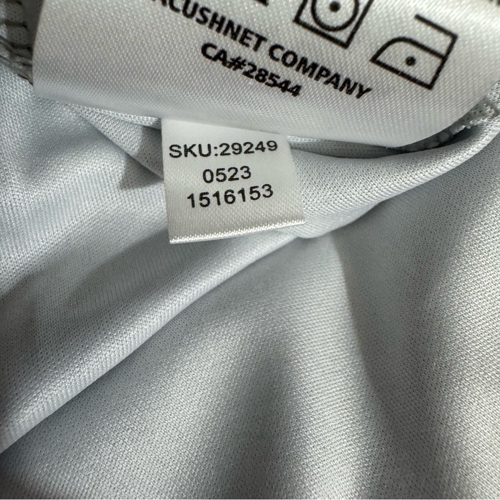 FootJoy Performance Quarter-Zip Sleeveless Golf Vest Gray Pink Chevron Sz XL NEW - Picture 6 of 10